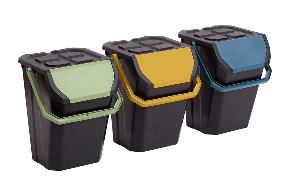 Kanta za smeće s ručkom 3u1 Eco 3x37L