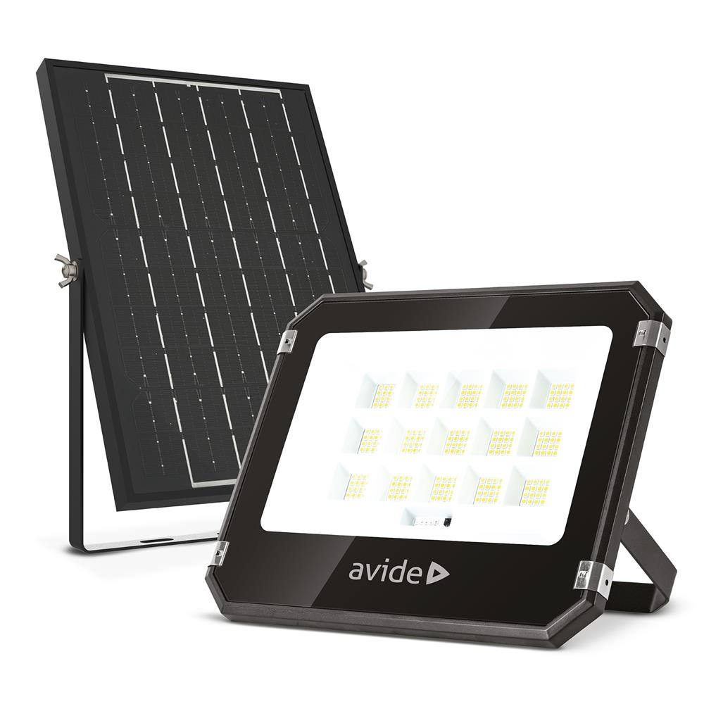 LED Solarna Reflektor svjetiljka 100W CCT sa odvojenim solarnim panelom, i daljanskim upravljačom